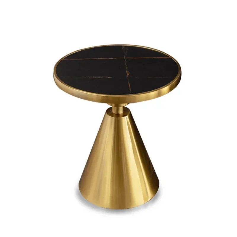 

Hardcover Beautiful Coffee Table Living Room Nordic Gold Round Coffee Tables Luxury Marble Table Basse Home Furniture