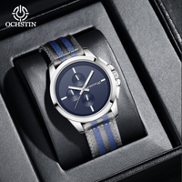 Luxury Watch Brand OCHSTIN Men Military Sports Watches Men's Quartz Date Clock Man Casual Nylon Wrist Watch Relogio Masculino