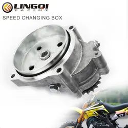 LINGQI Motorcycle Transmission System Clutch Chain Sprocket 11T 13T 14T 17T 20T Drum Gear Box For Mini Pocket Quad Dirt Bike