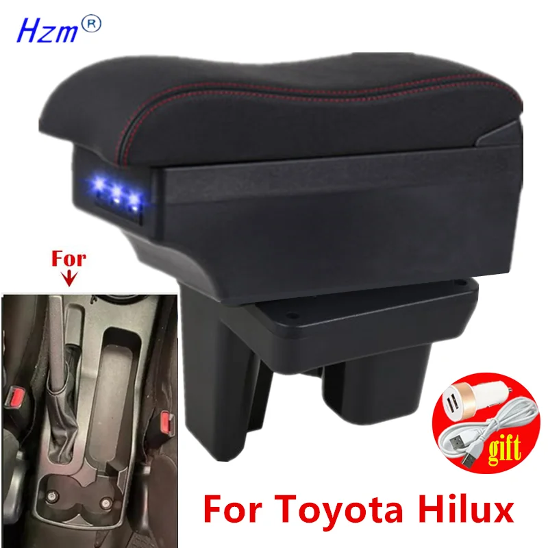 

For Toyota Hilux Armrest Box For Toyota Hilux Car Armrest box Central Storage box Retrofit Interior Car Accessories