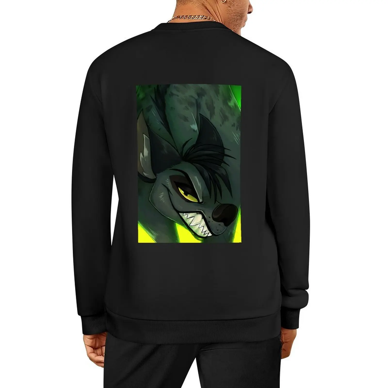 

Shenzi Portrait Pullover autumn jacket men japanese style mens clothes anime clothing oversize sweatshirt