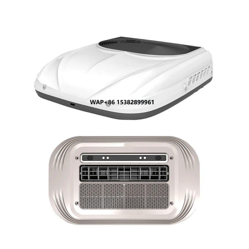 أنظمة تبريد مكيف هواء لمكيف الهواء يعمل بالبطارية 12 فولت 24 فولت على السطح لشاحنة Rv Camper #1