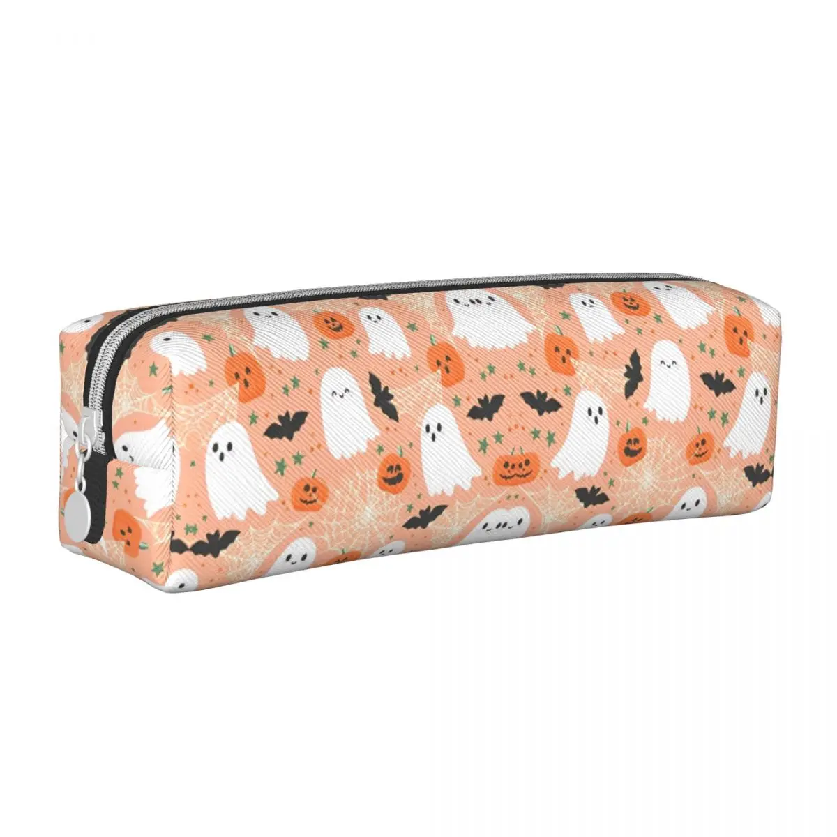 Halloween Pumpkins Ghosts Pencil Cases Trick or Treat Cute Pencilcases Pen Box for Student Large Storage Bags Students School