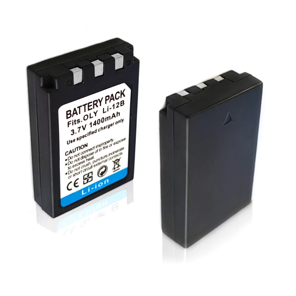 LI-10B LI-12B Battery for OLYMPUS DSC-AZ3,J1,J2,MZ,MZ3;MJU-20,10,300,400,410;FE-200;IR-500;D-590;U300 Camera LI10B LI12B