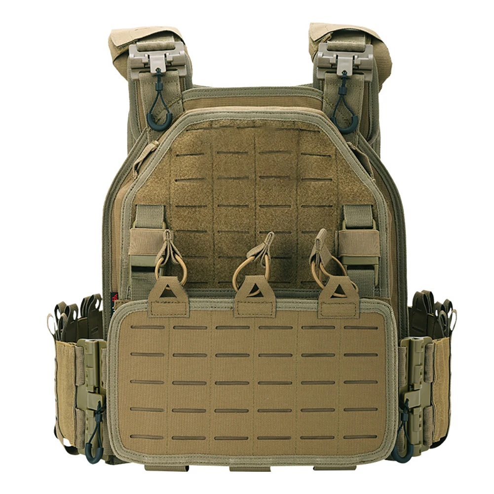 Nylon Plate Carrier Molle Tactical Vest Men Yakeda Chest Rig Waterproof Wear-Resistant Easy Operate Tactical Accessory