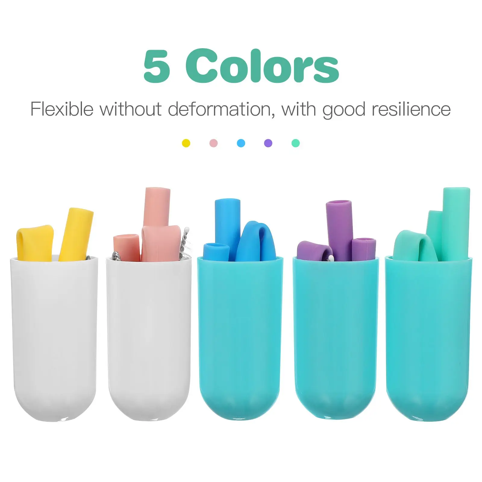

reusable straw drinking straw silicone straw portable straws beverage straw