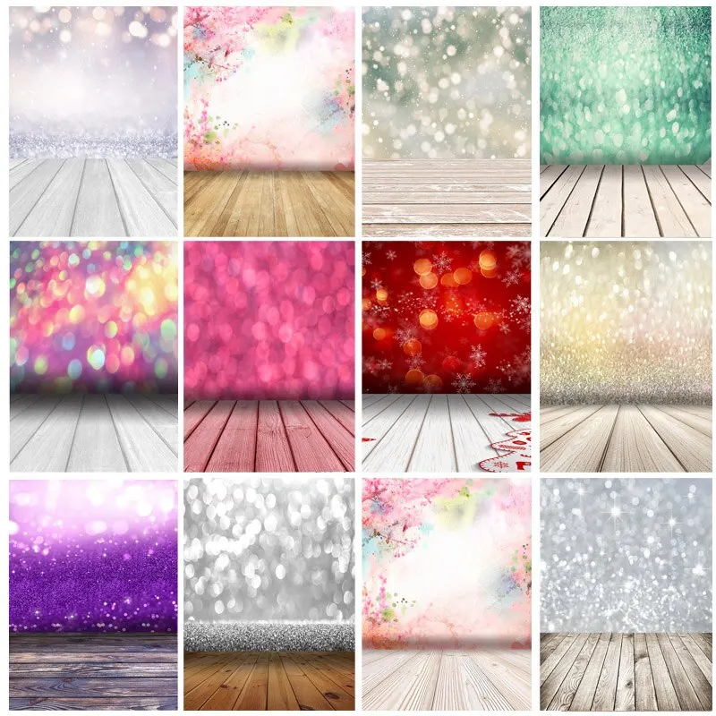 

Vinyl Abstract Bokeh Photography Backdrops Props Glitter Facula Wall And Floor Photo Studio Background 21222 LX-1018