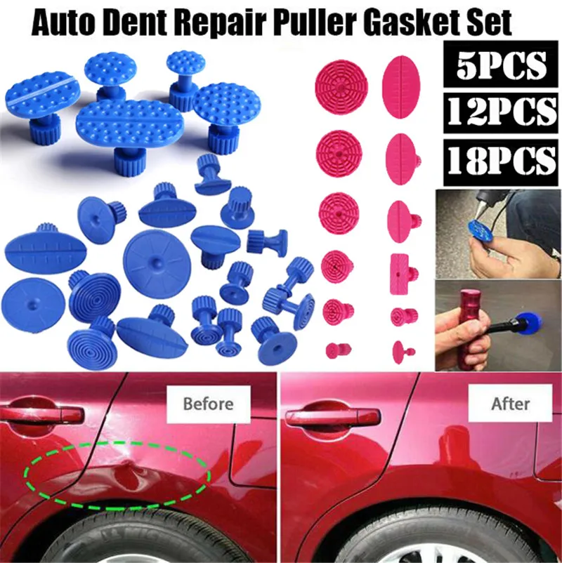 12/18Pcs Auto Dent Repair Puller Sheet Metal Special Suction Cup Practical Tools Auto Body Repair Tools