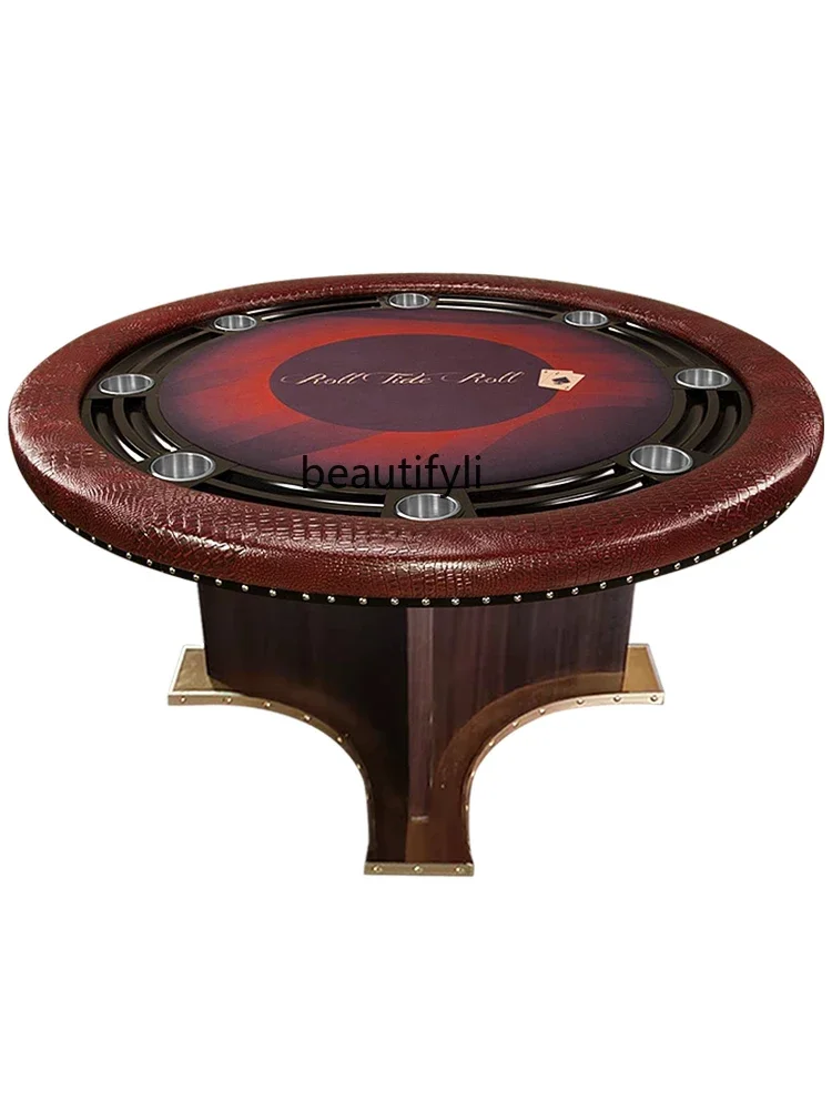 

ss 26 Высококачественная круглая скатерть для покера Техаса, клубная шахматная и карточная комната, специальный стол из искусственной кожи