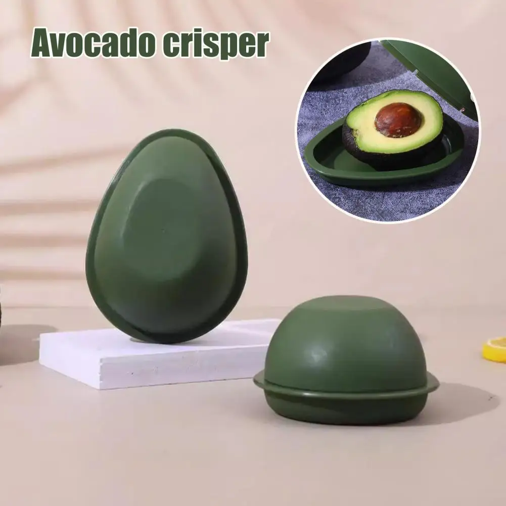 Avocado Storage Container Food Grade Avocado Storage Box BPA Free Food Saver Refrigerator Safe Portable Reusable Avocado Crisper