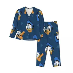 Disney Donald Duck Women Pajamas 2 Pieces Set Loungewear pyjama pour femme