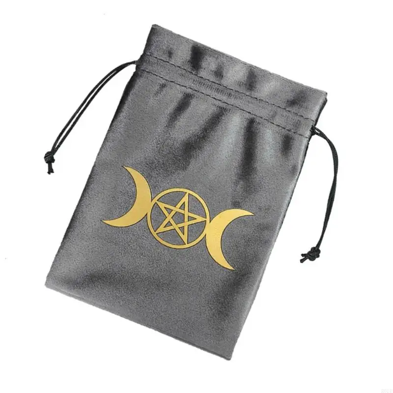 R6FE Flannel Tarot Bag Dices Drawtrings Pouches Bolsas regalo joyería