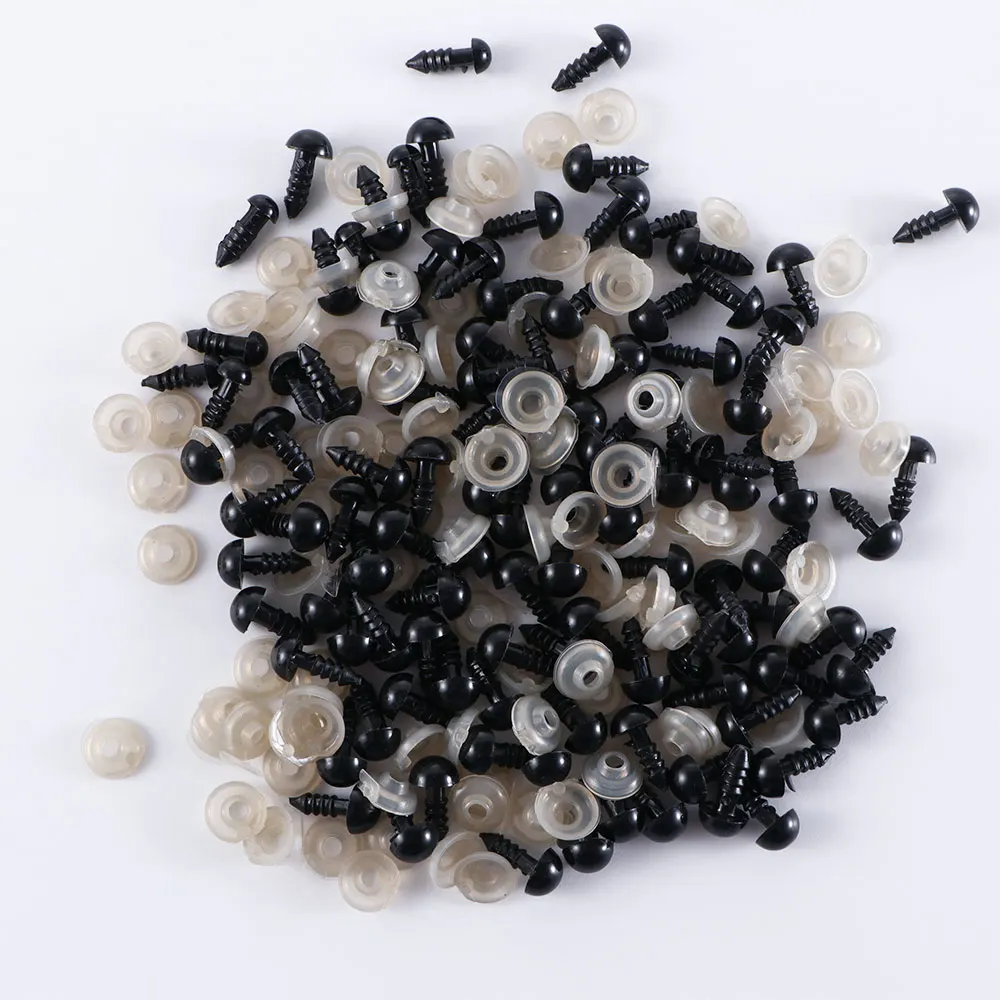 Plastic Safety Crochet Eyes Bulk with 100PCS Washers for Crochet Crafts Safety Eyes for Stuffed Animals