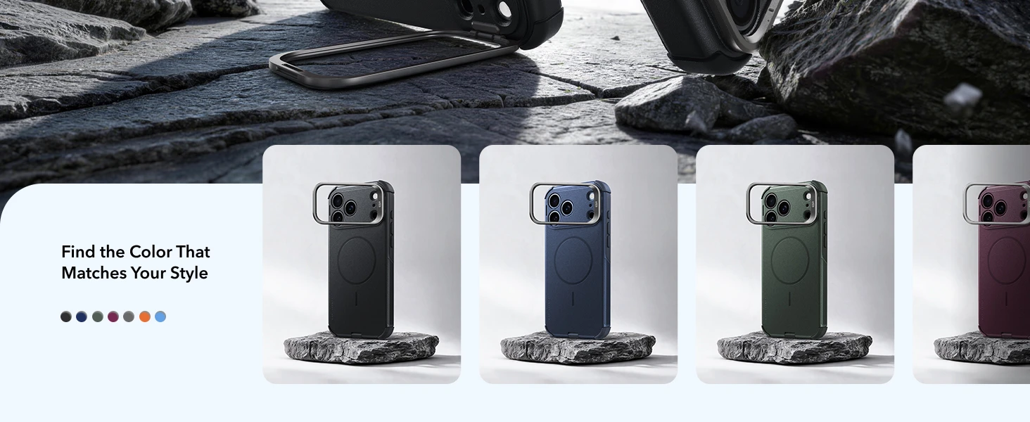ESR für iPhone 18 Pro Max & 17 Pro Max MagSafe Handyhülle Ultra Slim Militärqualität Sturzschutz-Cover mit Kamerasteuerung – Detail 34
