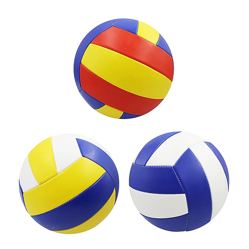 Ballon d'entraînement de volley-ball en PVC de compétition professionnelle, taille 5, adapté pour la plage, le camping en plein air, le jeu d'intérieur