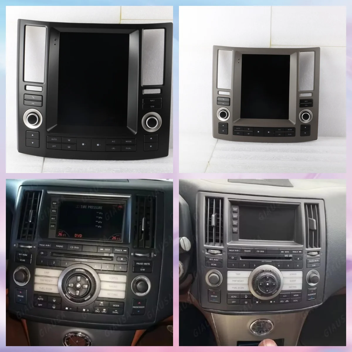AFJY Car Radio For Infiniti FX35 FX45 2006-2009 Wireless Carplay Android Auto Multimedia Player GPS Autoradio Stereo Head Unit