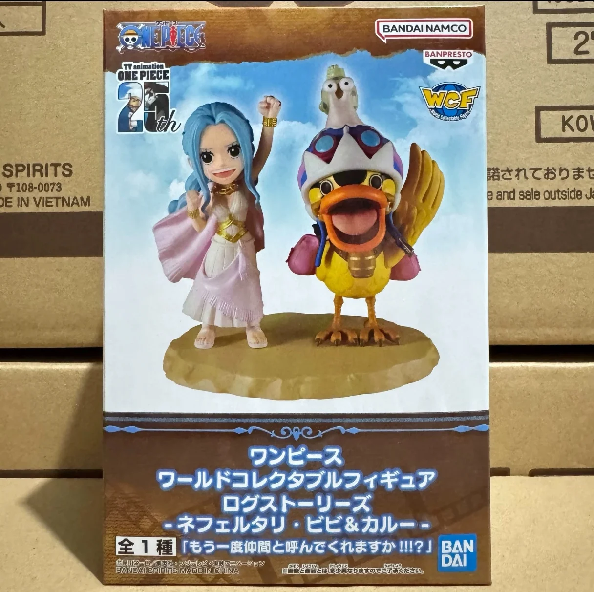 반다이 오리지널 정품 WCF 반프레스토 원피스 식스 파트너 애니메이션 액션 피규어 장난감, 어린이 선물 모델 장식품
