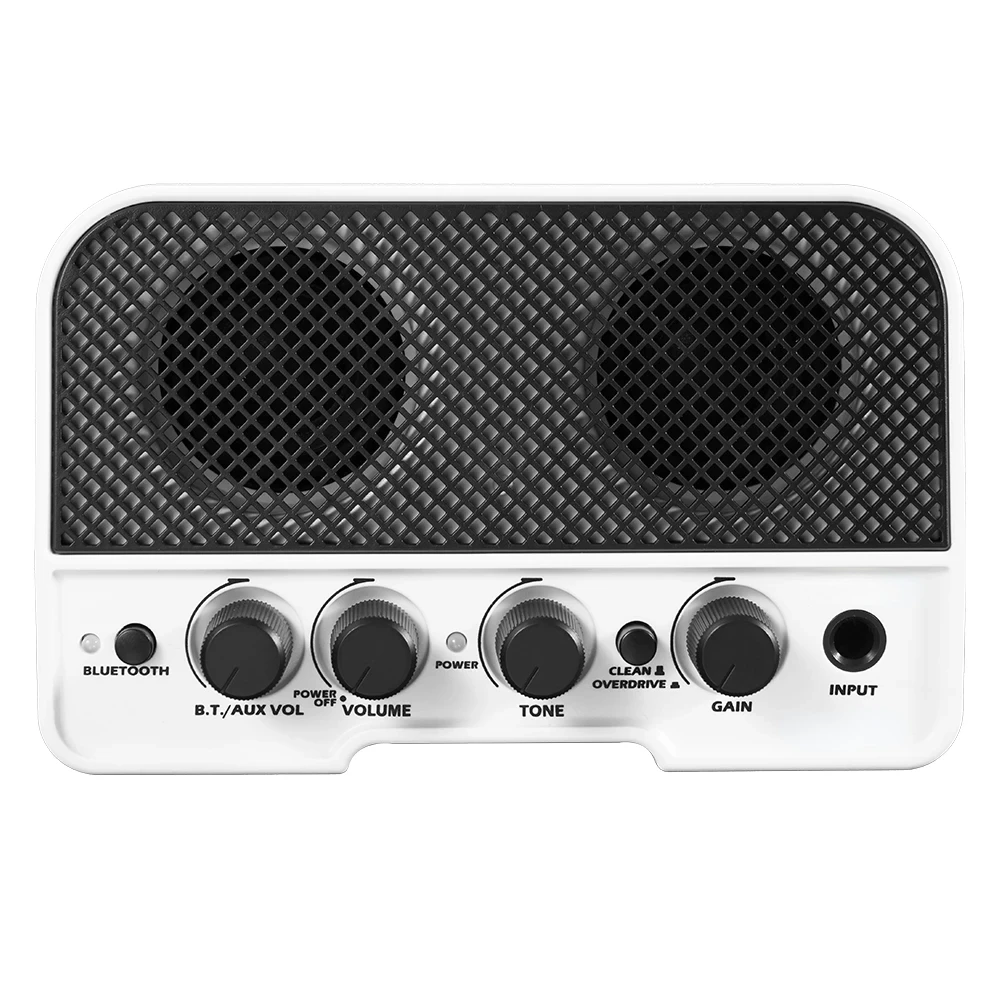 

II Mini Guitar Amplifier Speaker Portable 5W Bluetooth Acoustic Guitar Speaker with Clean and Overdrive Channel