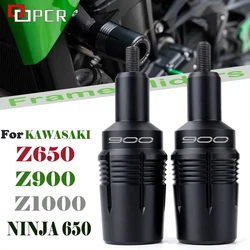 2024 Motorcycle Frame Slider Falling Protection Engine Crash Pad Protector Accessories For KAWASAKI Z650 Z900 Z1000 Ninja 650