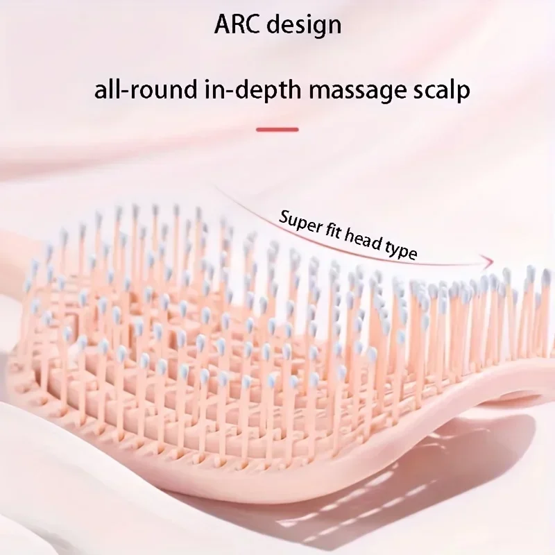 Volumizing Detangling Hair Massage Comb with Hollowed-Out Design for Real Hair And Wigs Hair Styling Tool