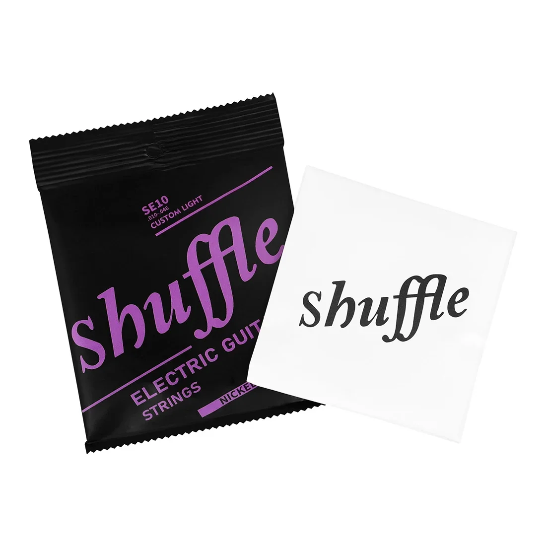 SHUFFLE SE10 سلاسل الغيتار الكهربائي سداسية عالية الكربون الصلب الأساسية سلاسل الغيتار أجزاء الغيتار وملحقاتها 1/5/10 مجموعات #2