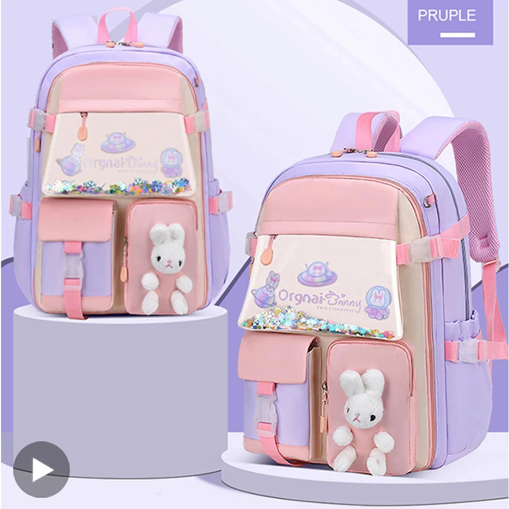 Teenager Backpack School Bag Back Pack For Girls Children Kids Class Primary Schoolbag Kawaii Cute Child Little Bagpack Bookbag