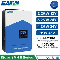 EASUN POWLAND Hybrid Solar Inverter 6.2KW 6200W 220VAC Pure Sine Wave 48V MPPT Solar Inversor With 120A Power Controller NO VAT