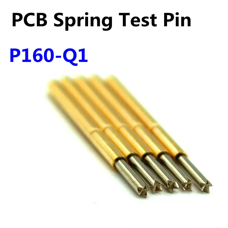 100PCS/pack P160-Q1 Four-jaw Plum Blossom Spring Test Probe Diameter 1.36mm Length 24.5mm PCB Pogo Pin