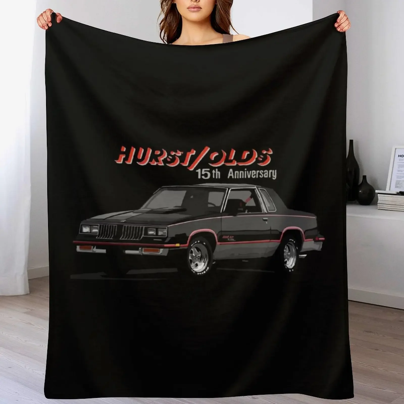 

1983 Hurst/Olds Cutlass Throw Blanket Beach Shaggy blankets and throws Weighted Blankets