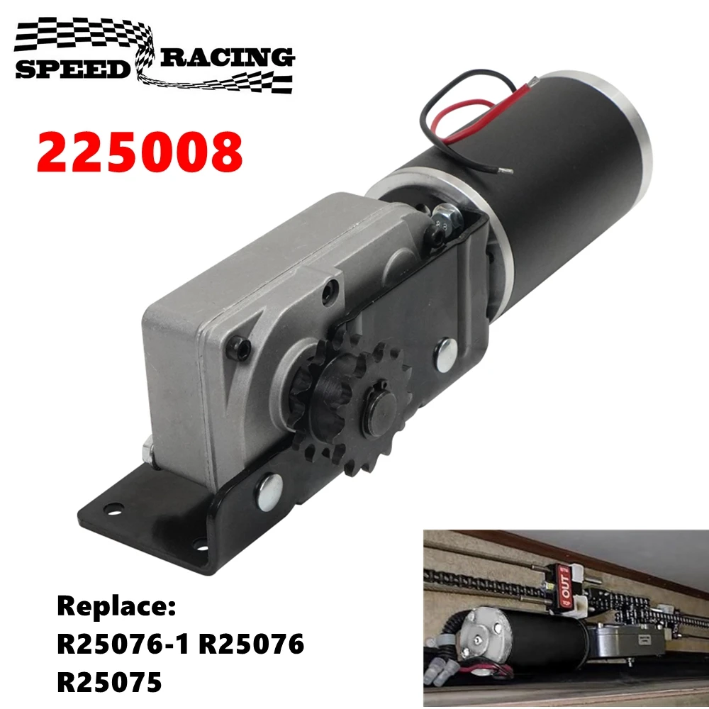 225008 RV Slide Out Motor & Gear Housing for BAL Accu-Slide Cable Slide Out System for R25075 Motor and R25076-1 R25076 Gearbox