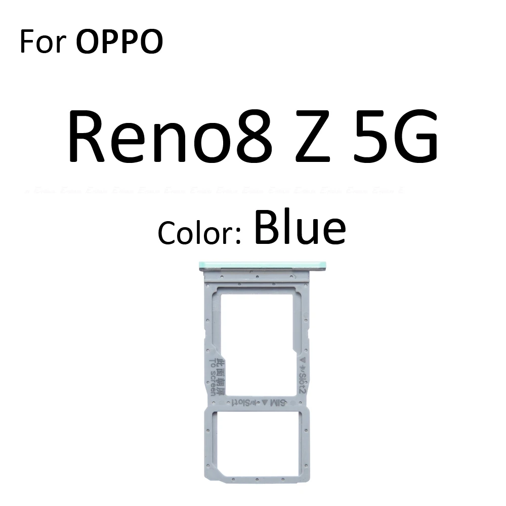 Sim مايكرو SD بطاقة محول مأخذ التوصيل الحاويات موصل حامل فتحة صينية قارئ أجزاء ل ممن لهم رينو 8 Reno8 برو زائد لايت T Z 5G