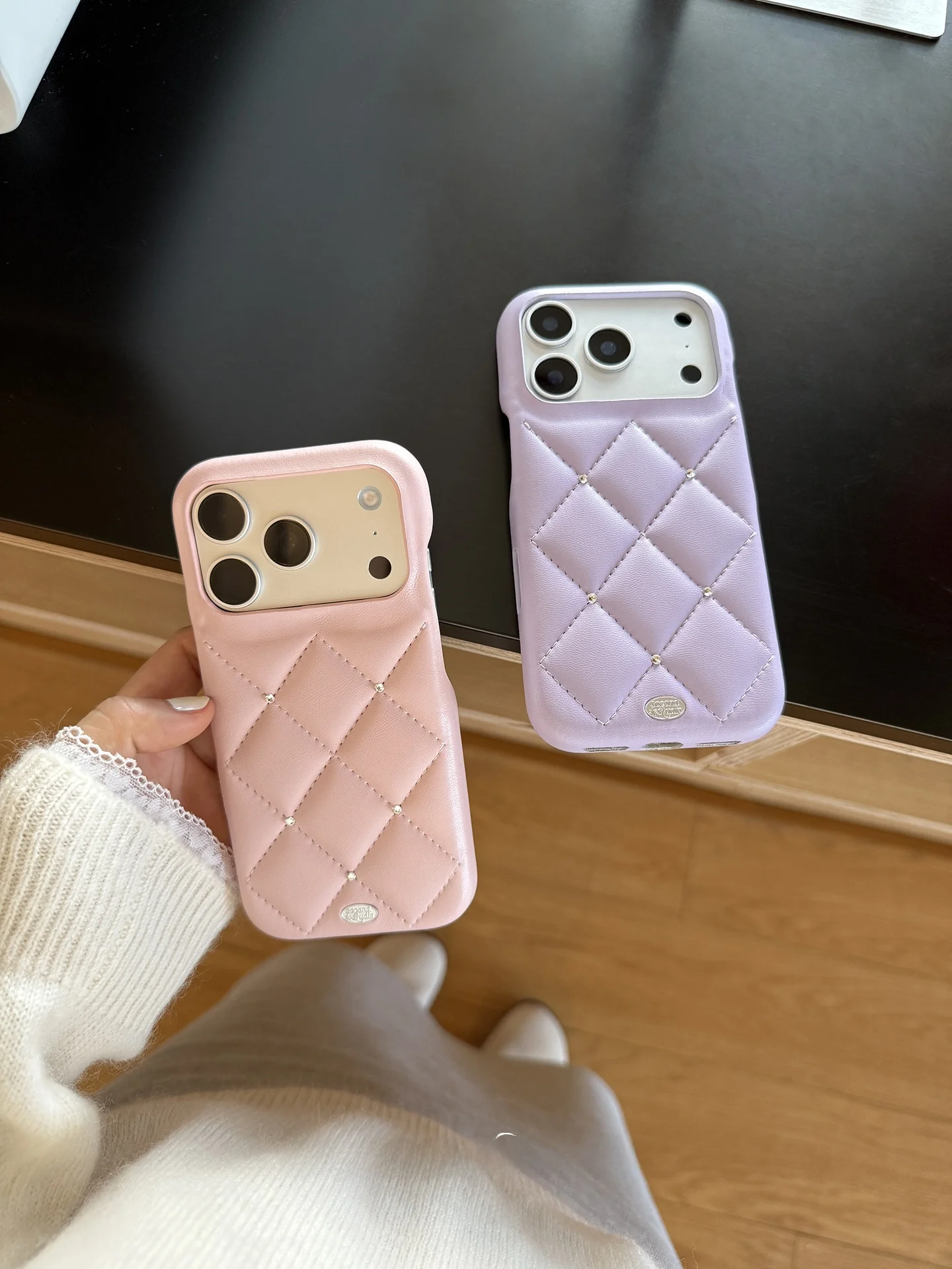 

Оригинальный чехол Crystal Diamond из мягкой кожи с полной защитой для iPhone 7 pro Max 6 pro, с текстурой из овчины, 5...