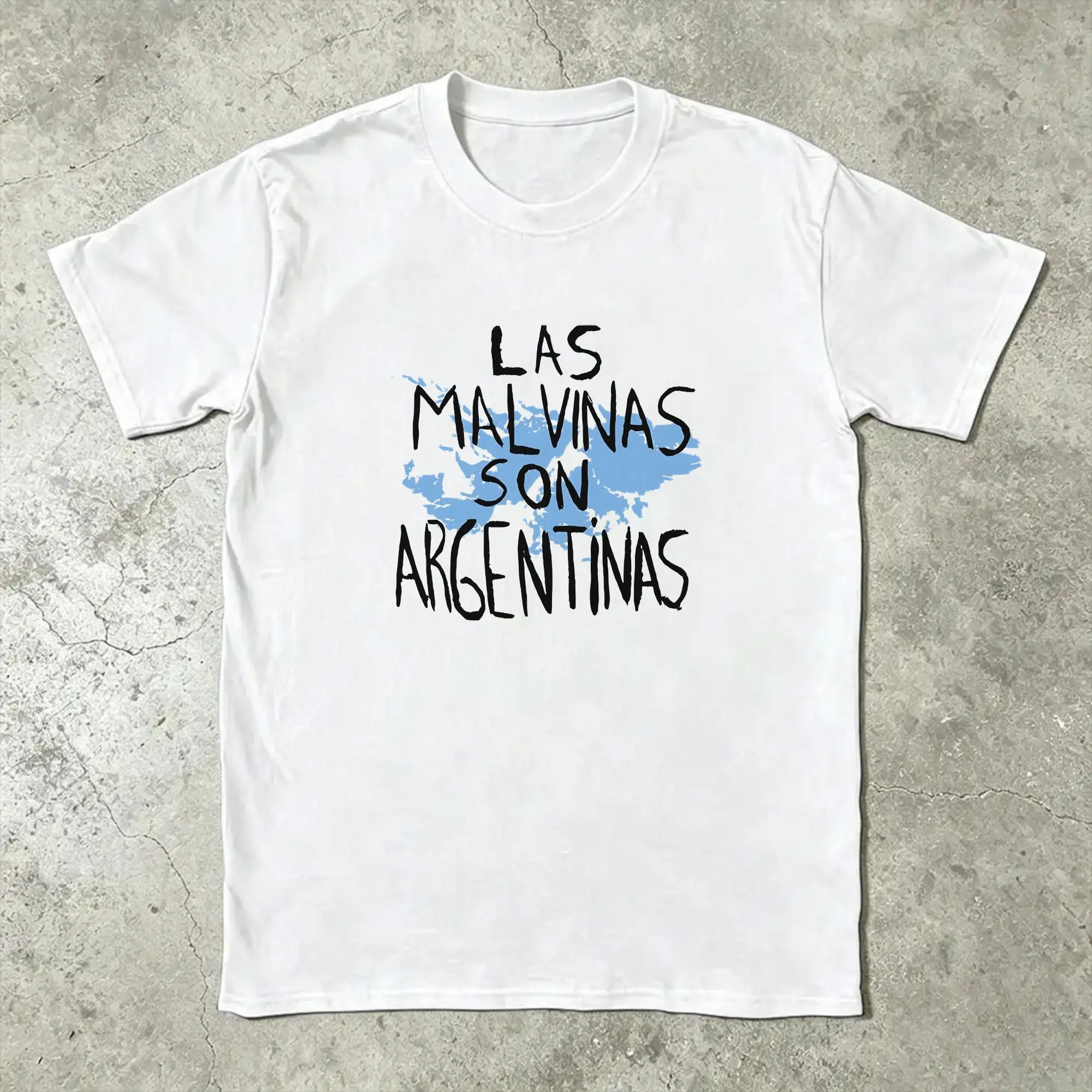 Las Malvinas Son Argentinas Argentinian Latino Immigrants T-Shirts Men  Awesome 100% Cotton  Summer Clothing
