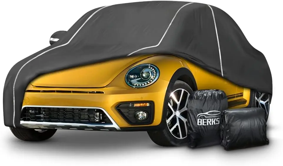 

Waterproof All-Weather Car Cover with Storage Bag for Volkswagen Beetle Models, 6-Layer Protection