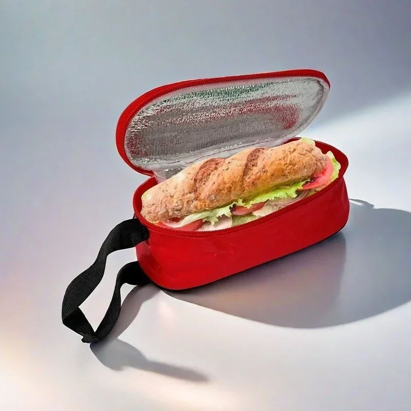 Bolsa de comida portátil, bolsa de almuerzo reutilizable, diseñada para viajes, adecuada para viajes diarios, viajes y actividades al aire libre