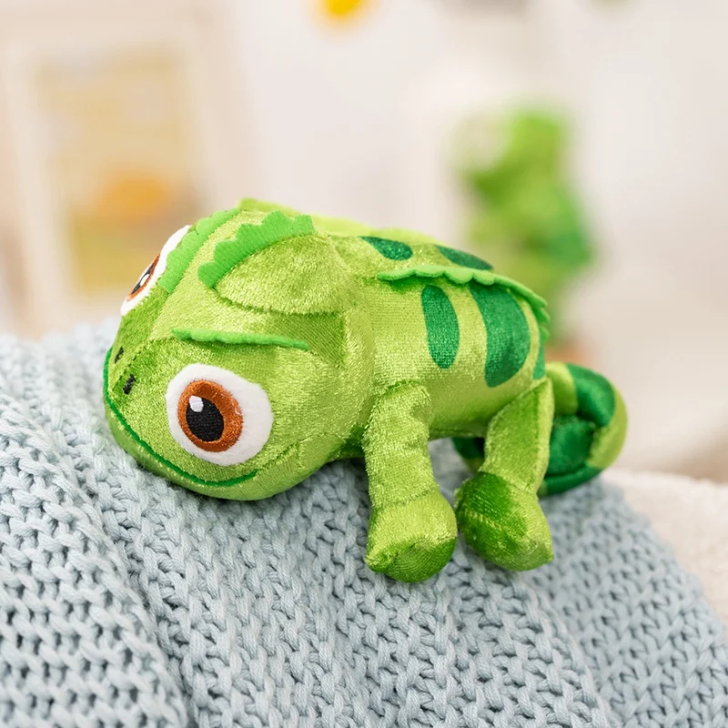 16CM Pascal Rapunzel Chameleon Plush Doll Toy Pascal Stuffed Animals Plushier Doll Shoulder Plush Doll Toy Xmas Gift