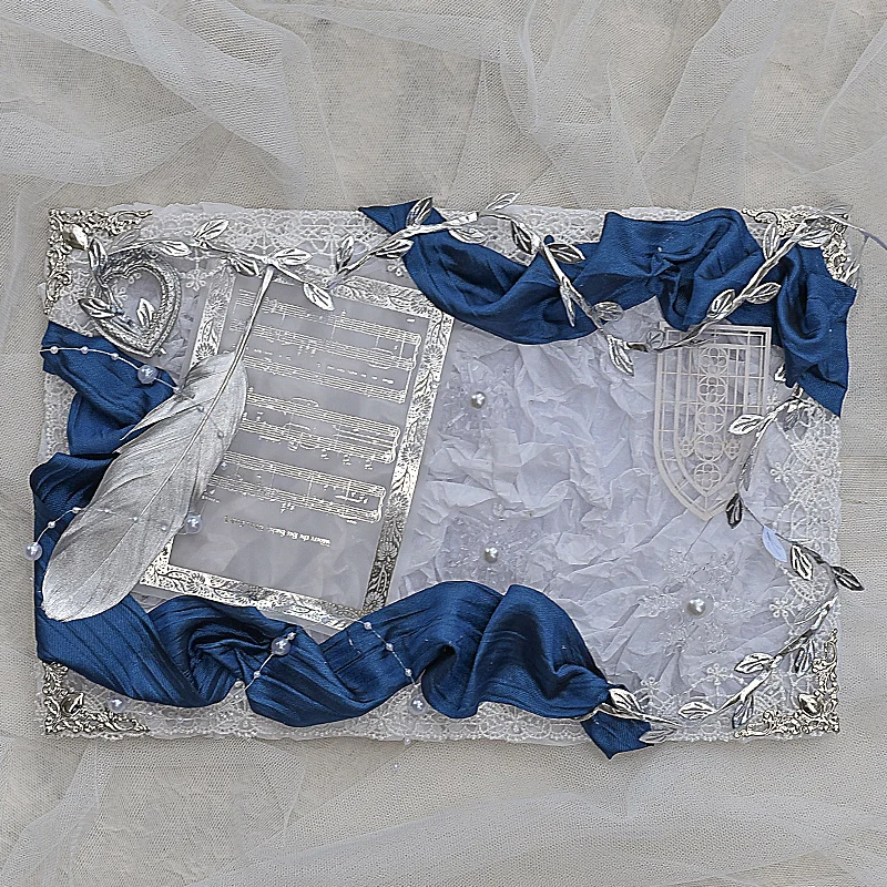 يدوية الصنع تأثيري Ita حقيبة إدراج مجلس شارة عرض المجلس ل Ita حقيبة شريطة من الدانتيل المنظم مجلس لوليتا عنصر رباعي