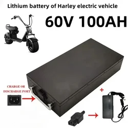 Air transport New Full Capacity Power 18650 Lithium Battery 60V20ah-100ah Lithium Battery Pack Suitable for 250-2000W+ Charger