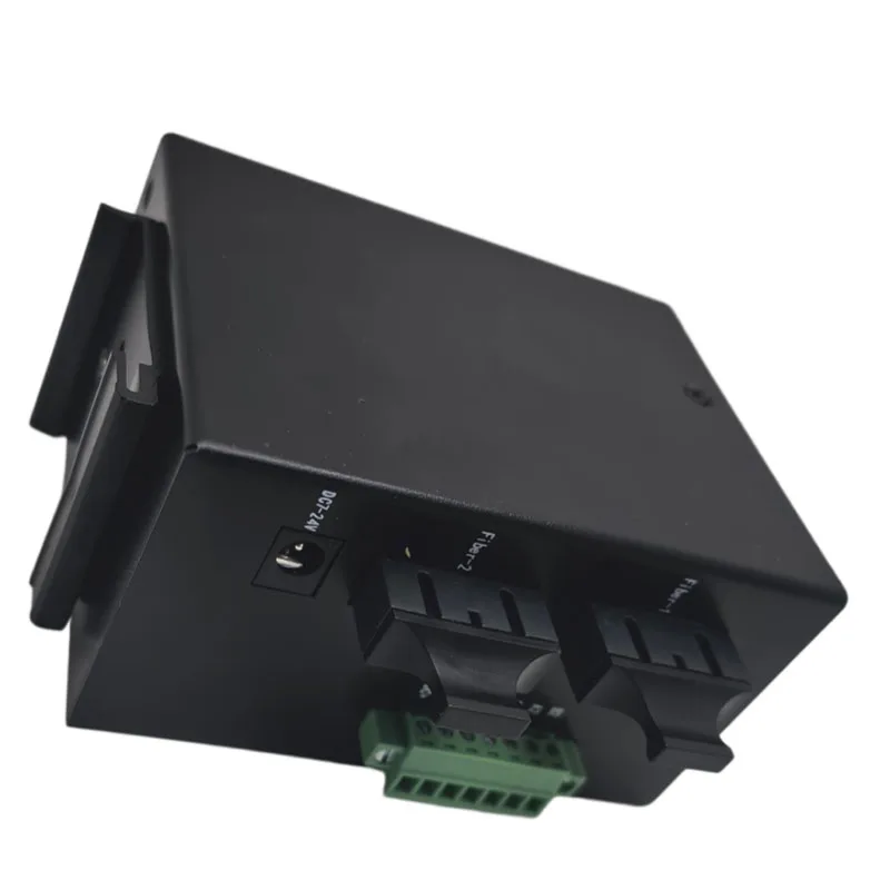 Industrial Self-healing Ring Fiber to RS485 Converter with Redundant Dual Optic Ports