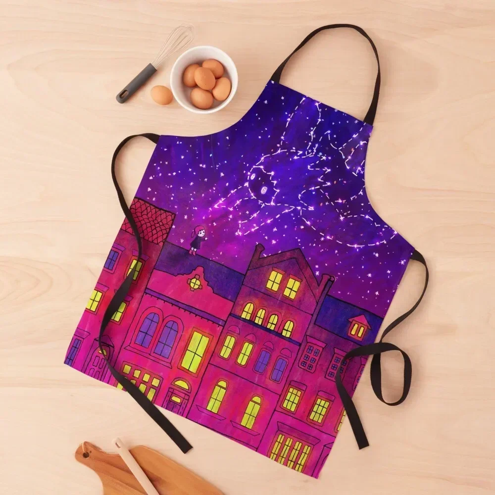 

Constellation Apron Teacher Kitchen Kawaii Accessories japanese woman custom women's kitchen Apron