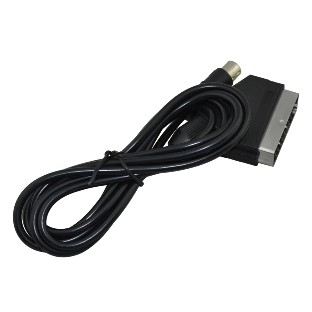 1pcs AV TV Video Cable Lead Scart Cable for SEGA for Mega Drive MD 2 for Genesis 2  NTSC & PAL Version