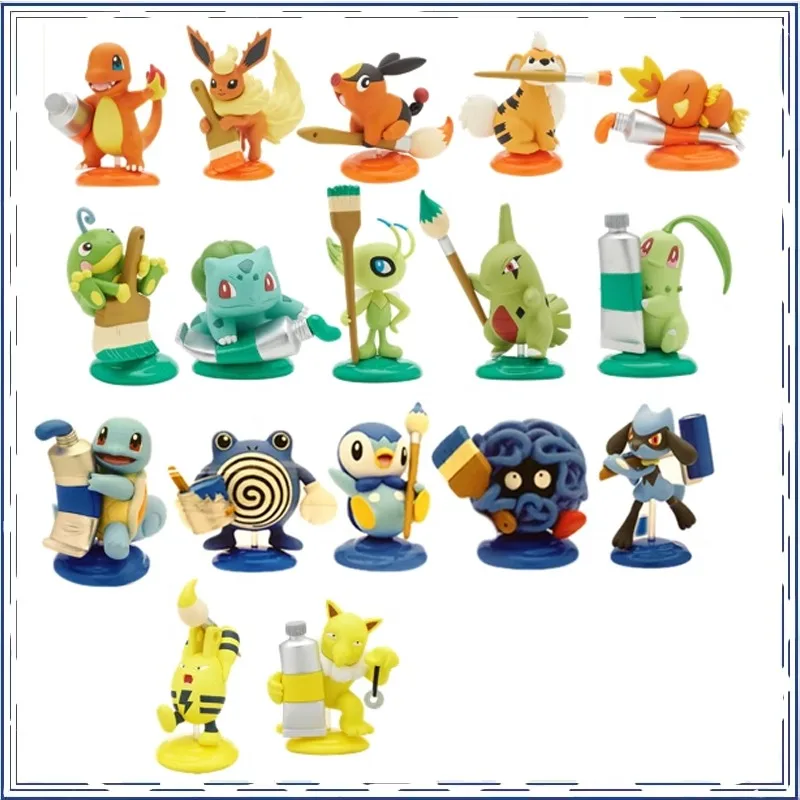 【IN SHELF】Anime Pokemon Charmander Tangela GASHAPON Christmas Gifts or Collection Genuine Action Figure Model Toys