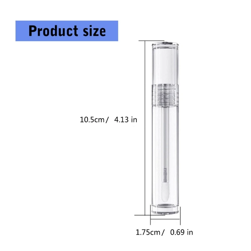 Tubo per liquidi da 10 pezzi Tubi per lucidalabbra vuoti Contenitori per lucidalabbra Fornitura per trucco E1YF