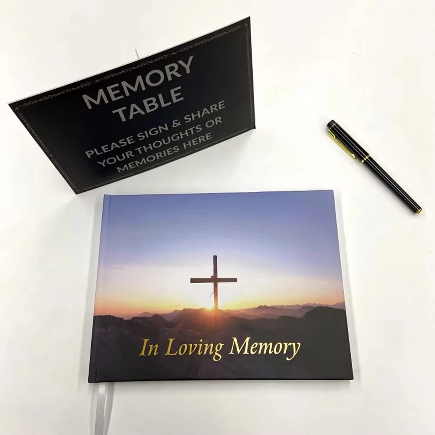 Funeral Book Guest Book Funeral Reception Sign in Funeral Message Book Keepsake Album Anniversary Memorial Service