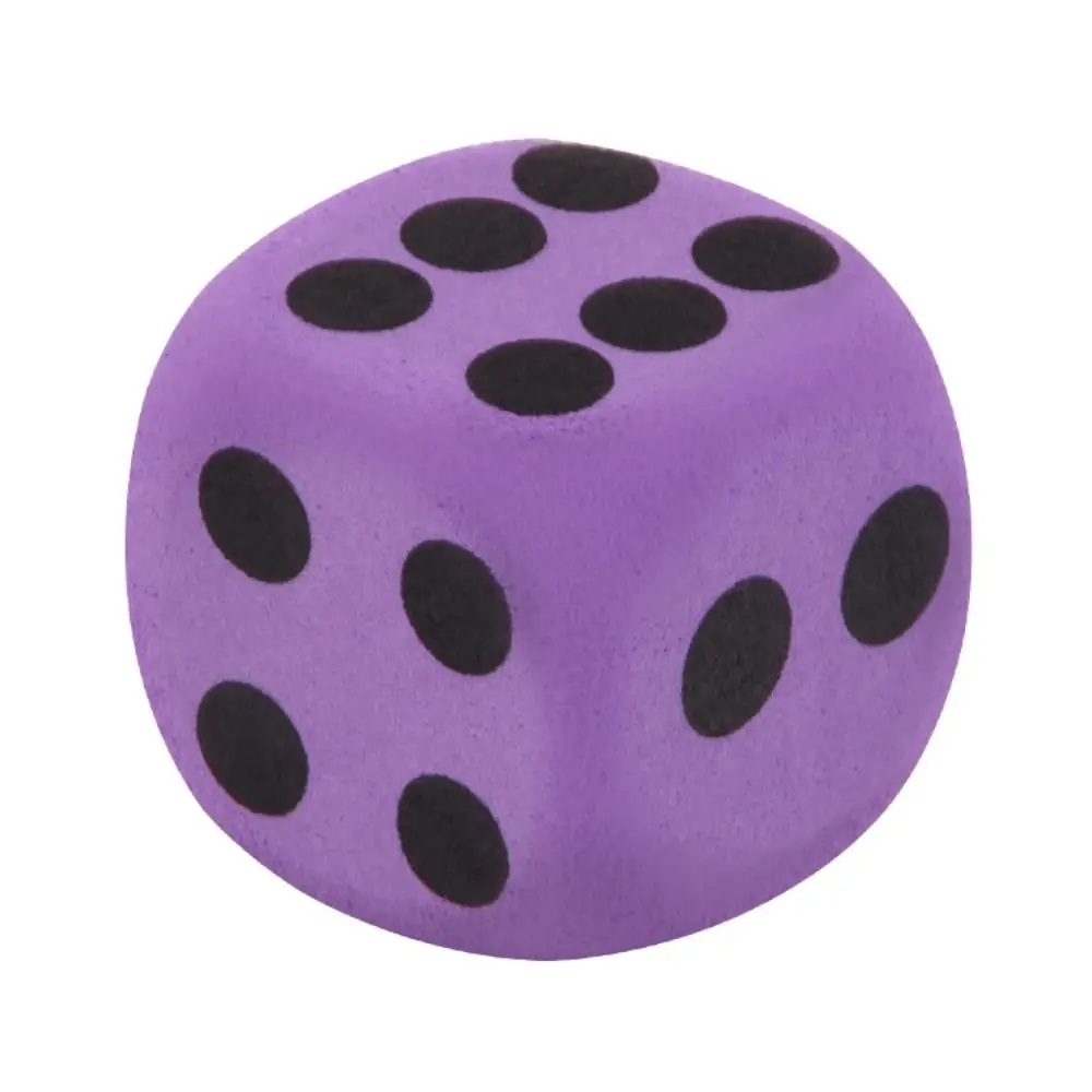 Vent Toy Soft Foam Dot Dice Elastic Solid Dotted Sponge Solid Dice Sponge 3.8cm 3.8cm Dot Dices Kids