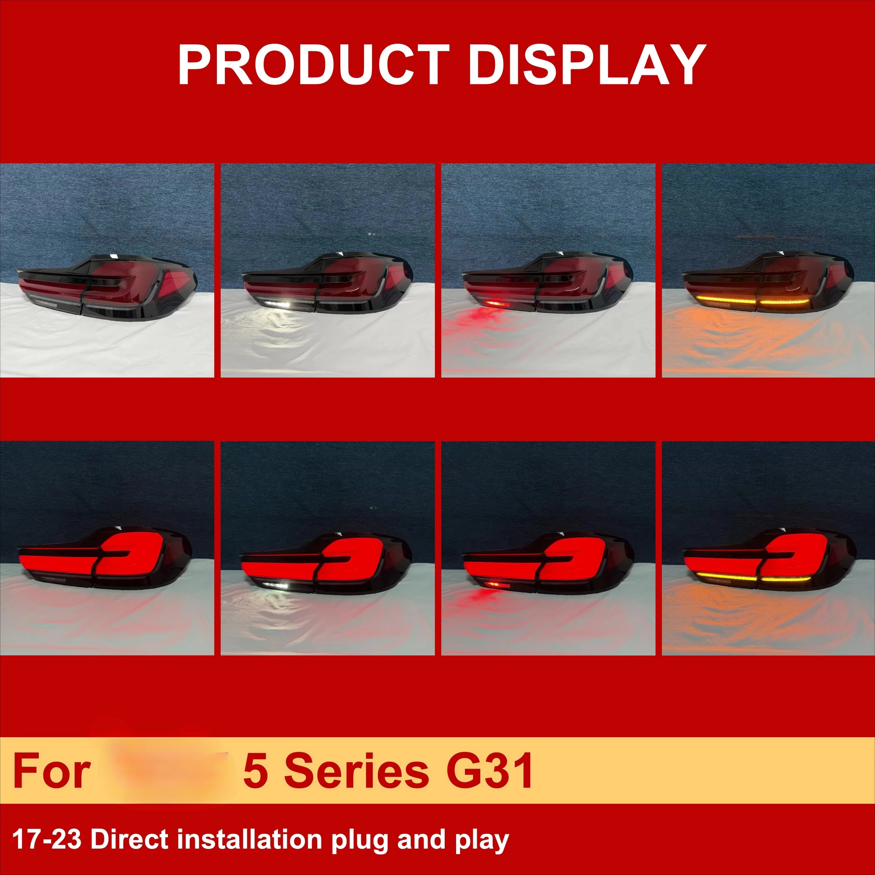 old model upgraded new taillight LCI is suitable for  series station G31 2017-2023 car LED taillight group