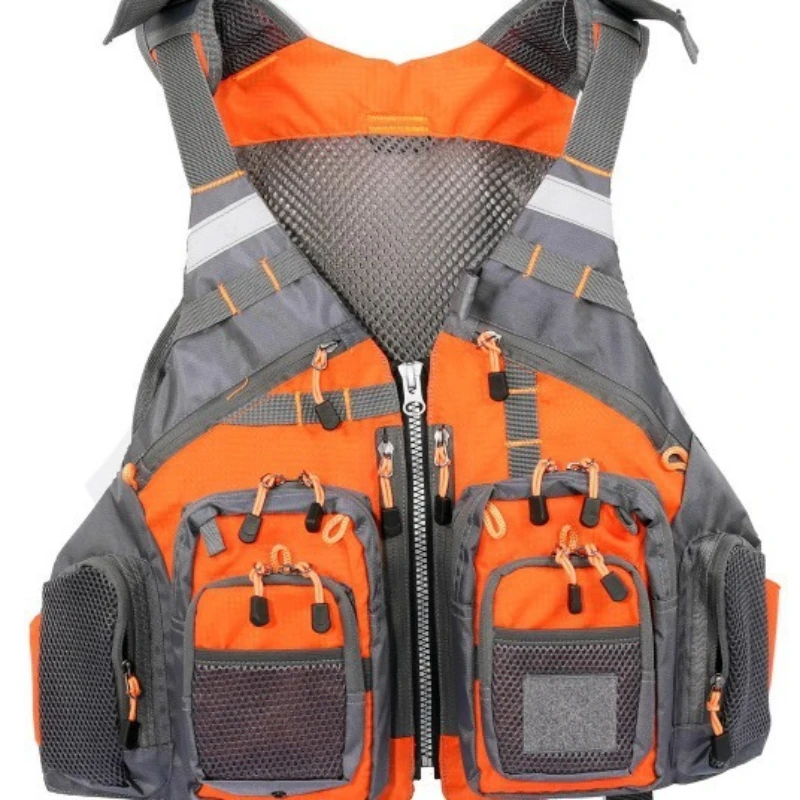Fishing vest, fly fishing outdoor fishing vest, removable, adjustable fishing vests for men view 4