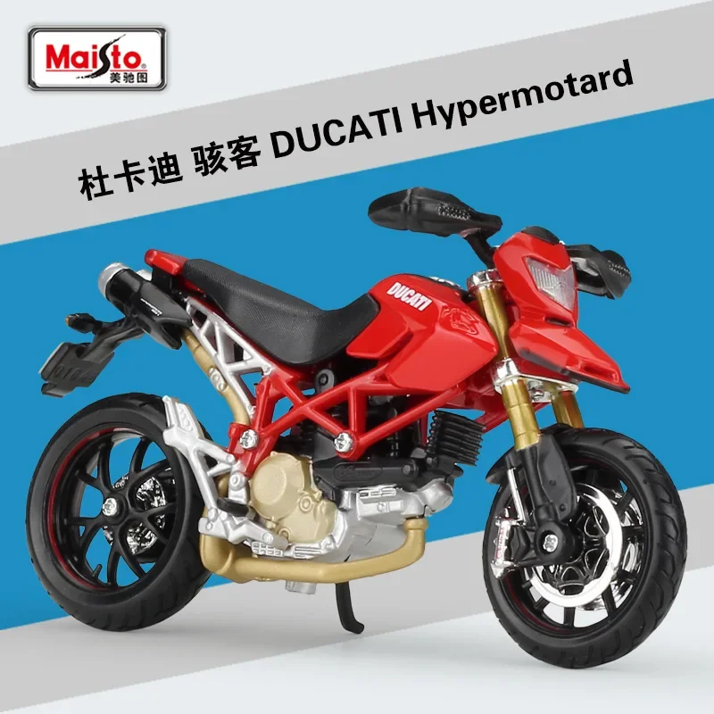 Maisto 1:18 Ducati HYPERMOTARD Original Authorized Simulation Alloy Motorcycle Model Toy Car Gift Collection B339