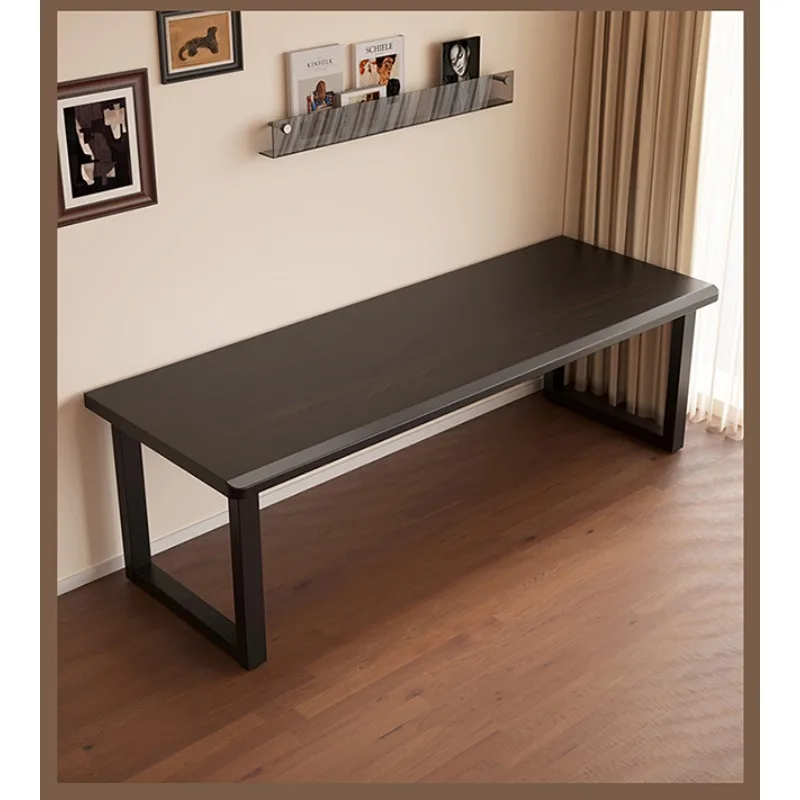 

Solid wood double e-sports table household desktop computer table workbench desk desk desk