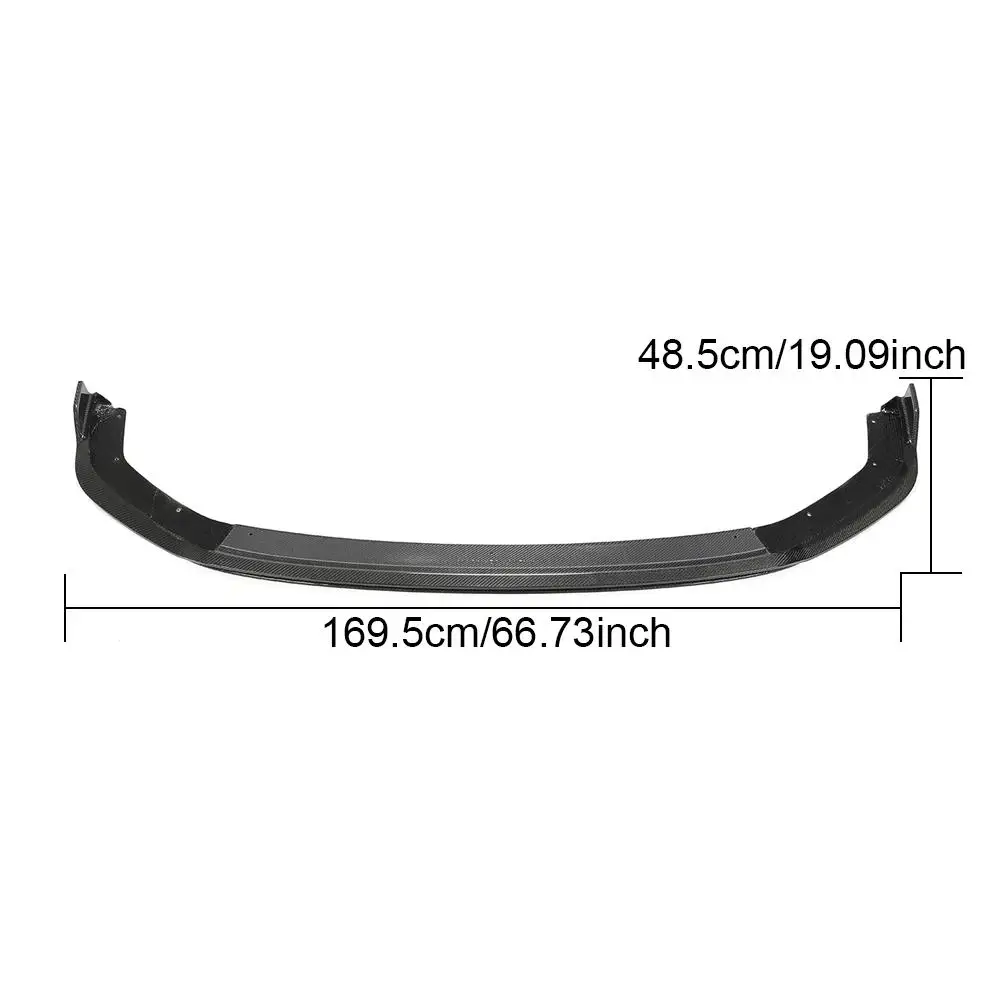 

Заводской ODM для Volkswagen VW Polo GTI, передний спойлер из углеродного волокна, подбородок, сплиттер, 4 двери, 2017-2020